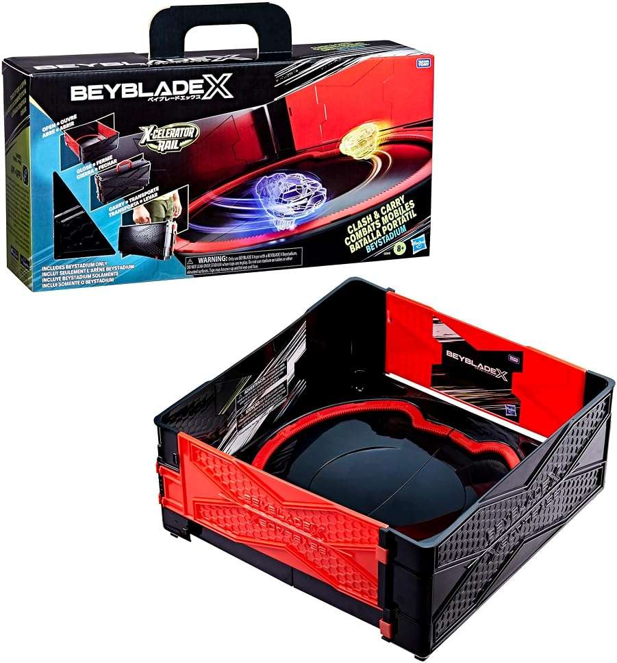 Beyblade X Clash & Carry Beystadium Battle Arena Spinning-Top Toys, Kids Gifts, Ages 8+ - Image 1