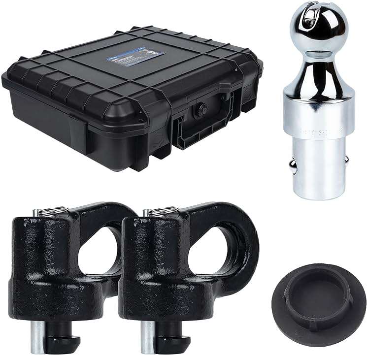 60692, Upgraded 38k 2-5/16 in Hitch Ball Puck System Gooseneck Hitch Kit with Case Compatible with Ford F250/F350/F450, Chevrolet Silverado 2500/3500 HD, GMC Sierra 2500/3500 HD Nissan Titan XD - Image 1