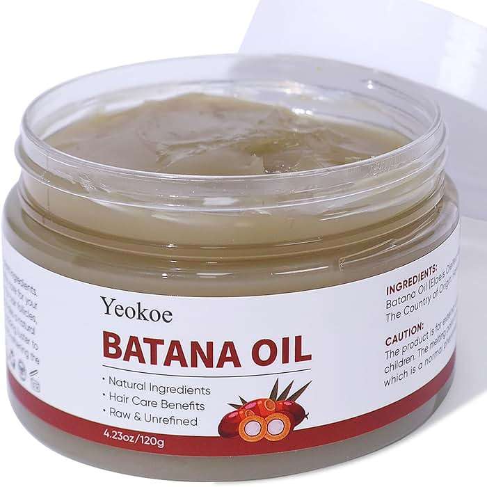 Yeokoe Batana Oil for Hair Growth Pure and Natural Raw Unrefined Dr Sebi,Hair Oil,Great for Skin Care and Hair Care Promotes Hair Thickness for Men Women - Image 1