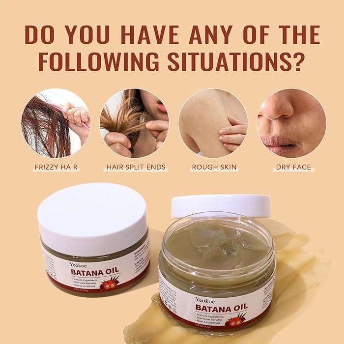 Yeokoe Batana Oil for Hair Growth Pure and Natural Raw Unrefined Dr Sebi,Hair Oil,Great for Skin Care and Hair Care Promotes Hair Thickness for Men Women - Image 6