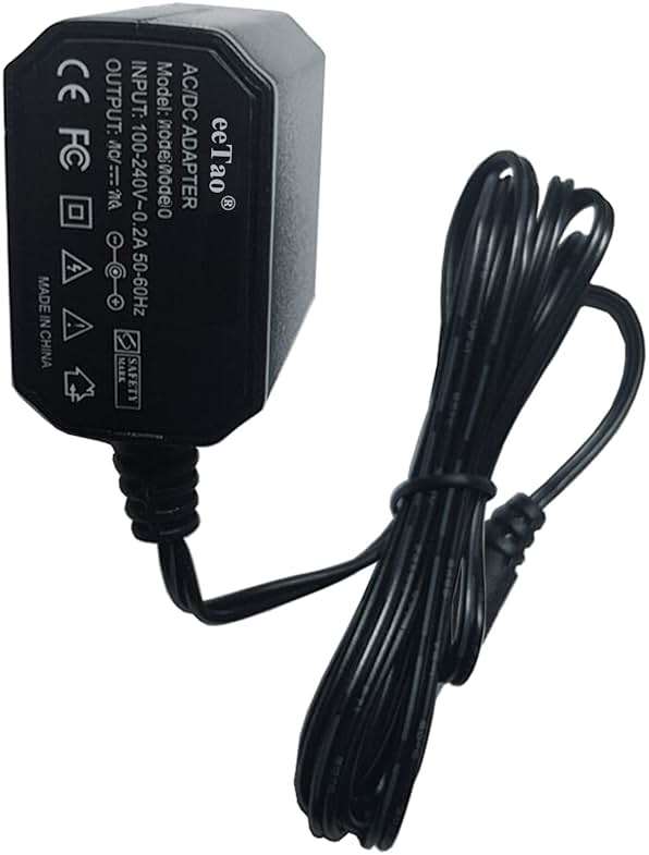 eeTao 12.6V 1A AC/DC Adapter Charger Replacement Compatible with VMAI G700 & P700 Cordless Electric Spin Mop GS4KKTX 11.1V 2550mAh Li-ion Battery Model: CZH013126100USWH Power Supply Cable Cord - Image 4