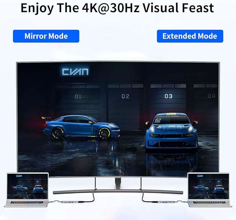MacBook USB Adapter USB C HUB MacBook hdmi Adapter dongle Adapter mac USB c hdmi to usbc Adapter usbc Adapter hub USB c MacBook pro Adapter multiport mac hdmi Adapter USB to USB c Adapter - Image 5