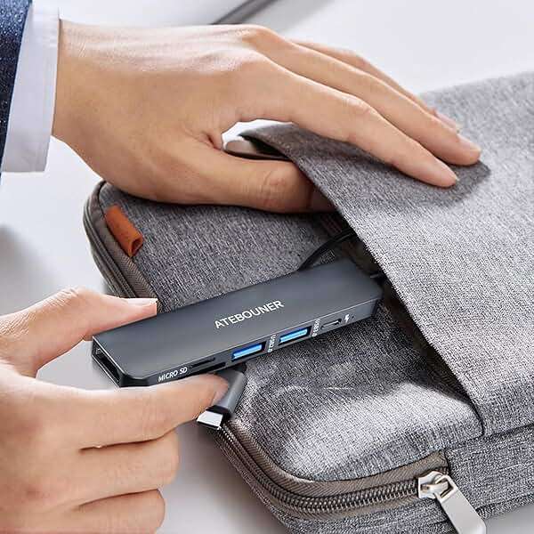 MacBook USB Adapter USB C HUB MacBook hdmi Adapter dongle Adapter mac USB c hdmi to usbc Adapter usbc Adapter hub USB c MacBook pro Adapter multiport mac hdmi Adapter USB to USB c Adapter - Image 6