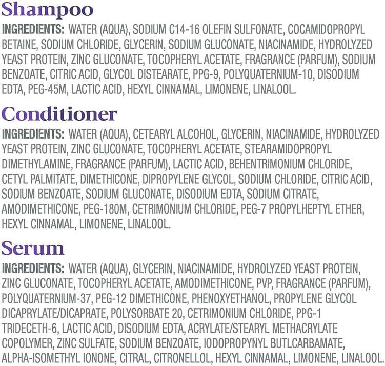 Dove Derma Scalp Thickening Shampoo, Conditioner + Fullness Restore Scalp Serum – Density Boost with Niacinamide, Glycerin, Zinc & Peptides - Image 5