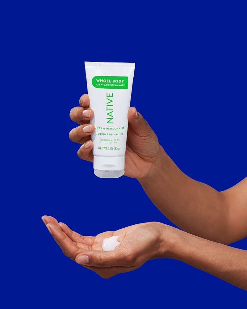 Native Whole Body Deodorant Cream Contains Naturally Derived Ingredients, Deodorant for Women & Men | 72 Hour Odor Protection, Aluminum Free with Coconut Oil and Shea Butter | Cucumber & Mint - Image 2