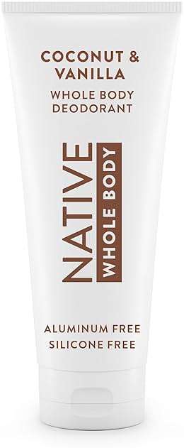 Native Whole Body Deodorant Cream Contains Naturally Derived Ingredients, Deodorant for Women & Men | 72 Hour Odor Protection, Aluminum Free with Coconut Oil and Shea Butter | Coconut & Vanilla - Image 1