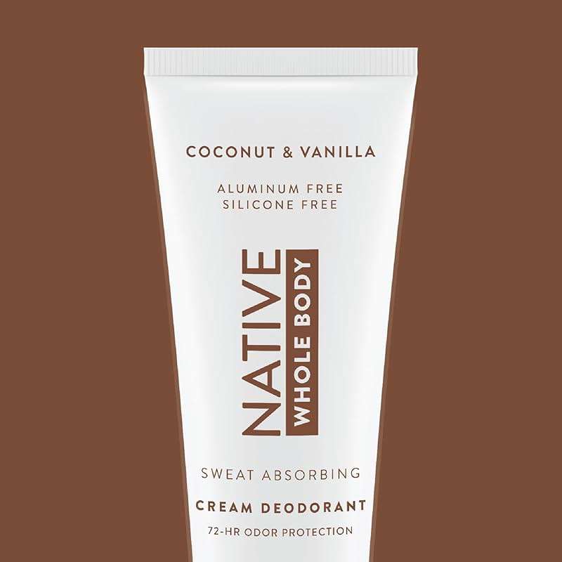 Native Whole Body Deodorant Cream Contains Naturally Derived Ingredients, Deodorant for Women & Men | 72 Hour Odor Protection, Aluminum Free with Coconut Oil and Shea Butter | Coconut & Vanilla - Image 7