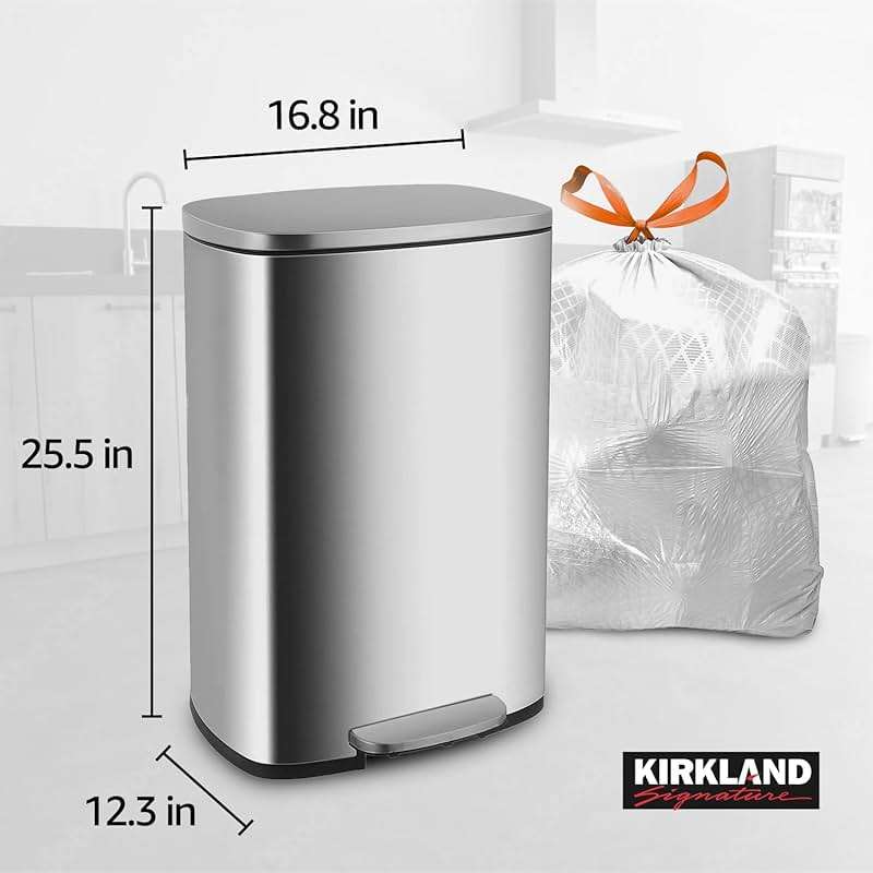 BD Kirkland Scented Kitchen Drawstring Bags, 13 Gallon, 200 Bags - Image 2