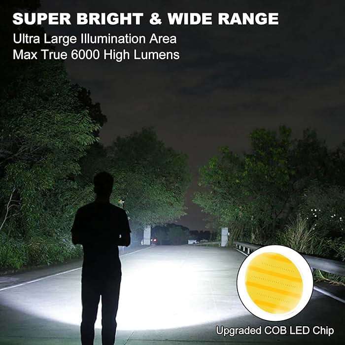 FOOBRO Rechargeable Camping Light LED luminaires 10000mAh 6000LM Cob Light 2400&4000&6500K Portable Cob Light - Image 3