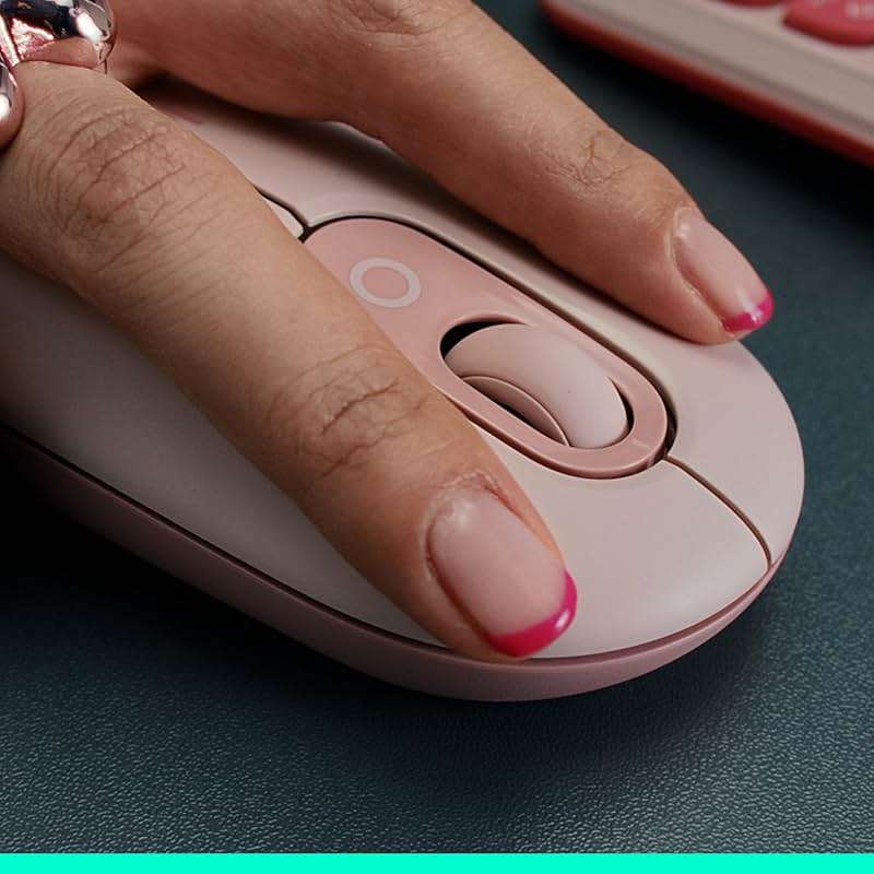 Logitech POP Mouse, Compact and Portable Wireless Bluetooth Mouse with Programmable Buttons and Quiet Clicks, Easy-Switch Between up to 3 Devices, Laptop, Tablet, PC - Off-White - Image 7