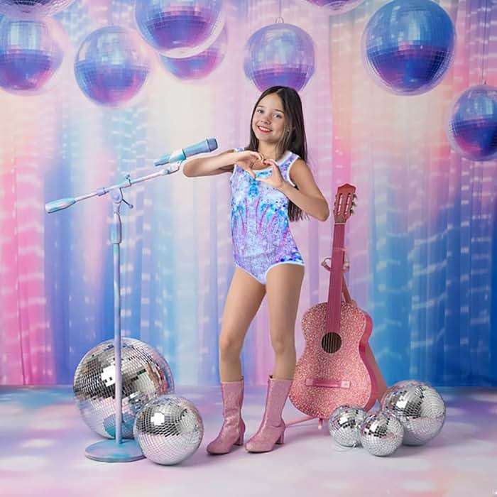 Hewtwerck Girls Birthday Outfit Costume Kids Fans Sparkles Lover Bodysuit Leotard Halloween Birthday Party Cosplay - Image 3
