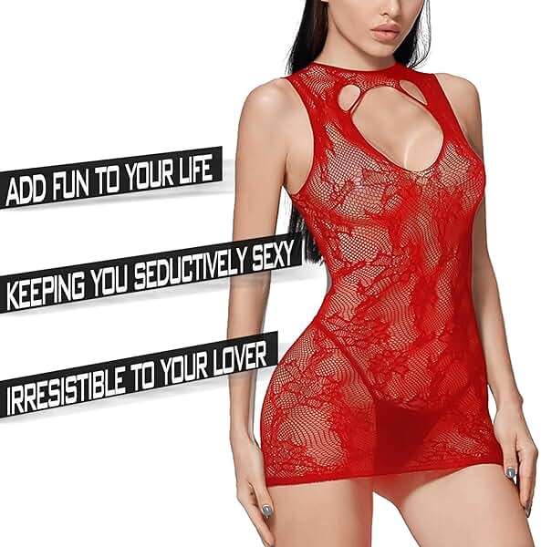 Famstar Sexy Lingerie for Women Naughty Fishnet Lingerie Set Bodysuit Outfits Teddy Babydoll Erotic Mesh Women’s Outfits - Image 4