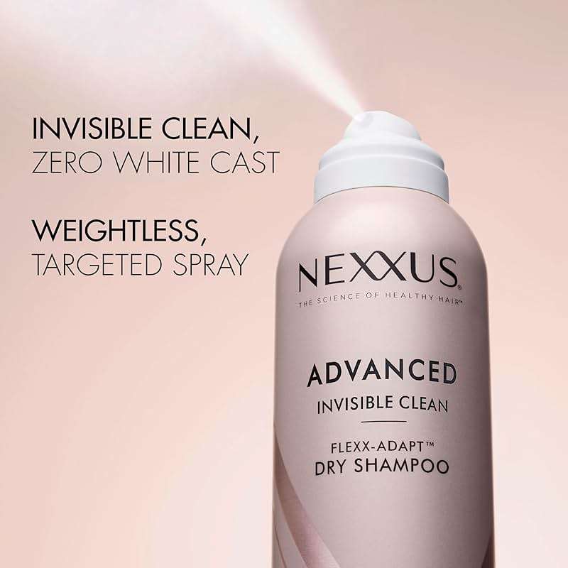 Nexxus Styling Refreshing Dry Shampoo For Oily Hair Advanced Invisible Clean Dry Shampoo Powered by Flexx-Adapt Technology and Infused with a Protein Complex 5 oz - Image 3