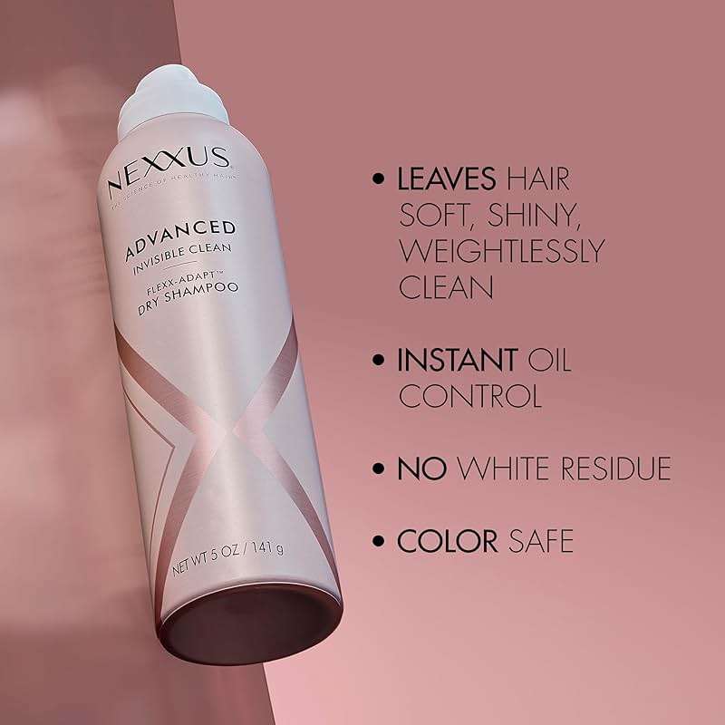 Nexxus Styling Refreshing Dry Shampoo For Oily Hair Advanced Invisible Clean Dry Shampoo Powered by Flexx-Adapt Technology and Infused with a Protein Complex 5 oz - Image 10
