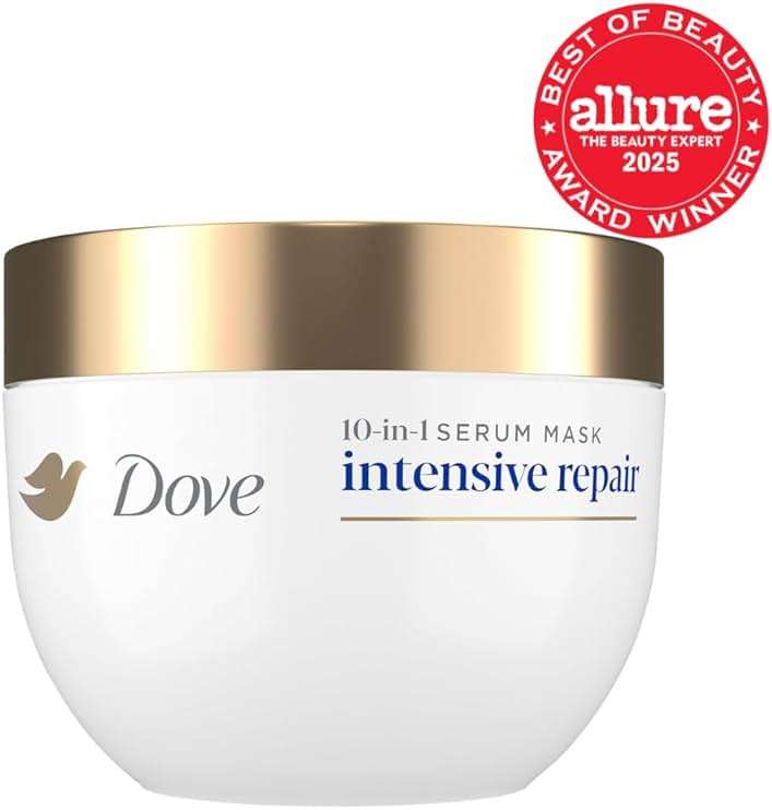 Dove Hair Intensive Repair 10in1 Serum Mask for Damaged Hair with Bio-Protein Care Technology and Amino Serum 9.2 fl oz - Image 2