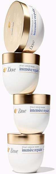 Dove Hair Intensive Repair 10in1 Serum Mask for Damaged Hair with Bio-Protein Care Technology and Amino Serum 9.2 fl oz - Image 14
