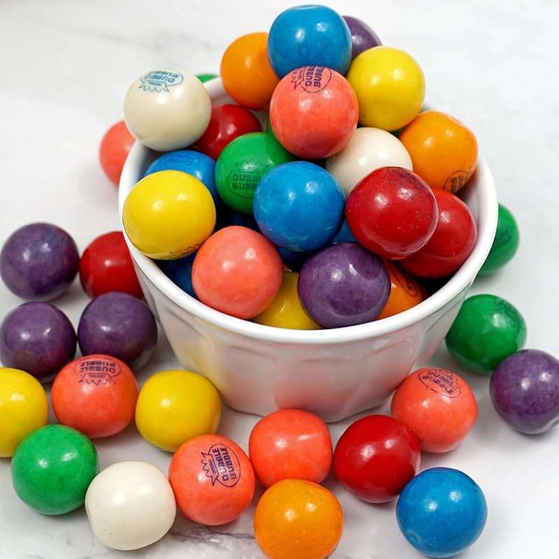 Sarah's Candy Factory 4.5 Lbs in Jar - Assorted 1 Inch Gumballs in Jar - 24 mm - Image 4