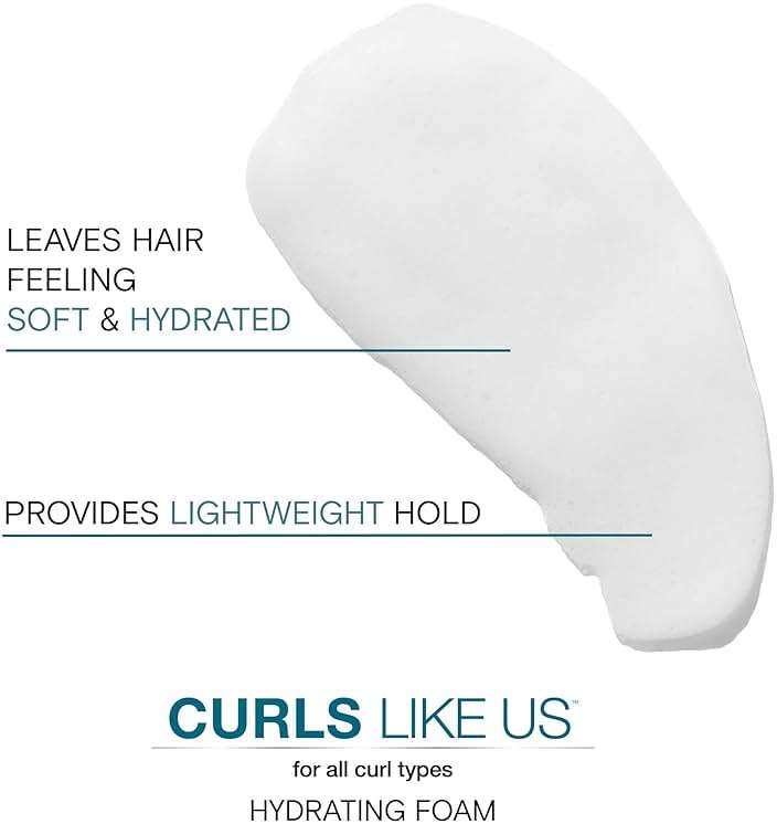 Joico Curls Like Us Smooth & Bounce Curl Hydrating Foam | For Curly Hair | Reduce Frizz | Enhance Curl Patterns | 72-Hour Humidity Protection | With Moringa Seed & Algae Oil | 6.7 Fl Oz - Image 6