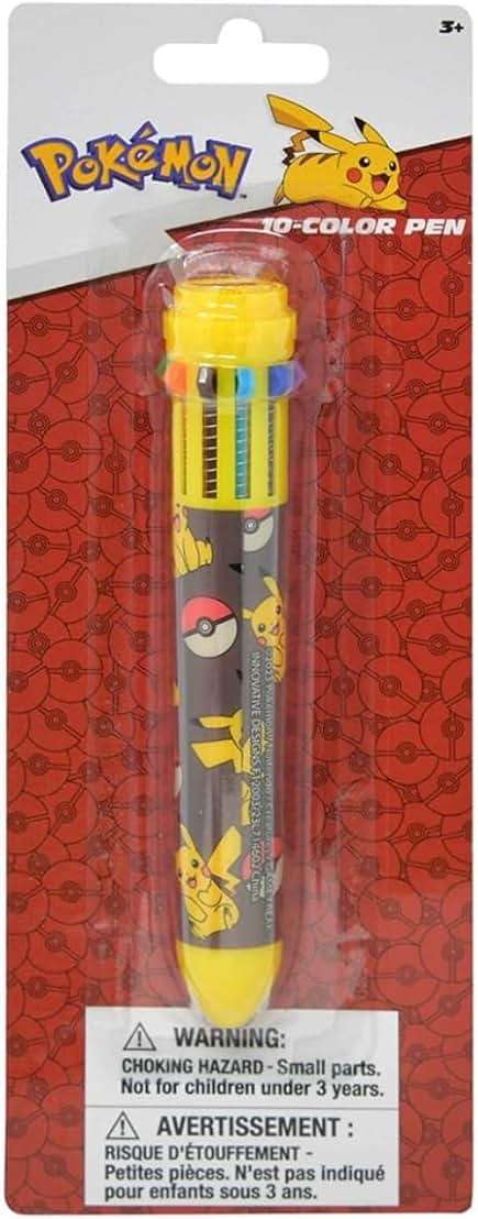 Pokemon Pikachu 10-1 Multicolor Retractable Pen - Image 1