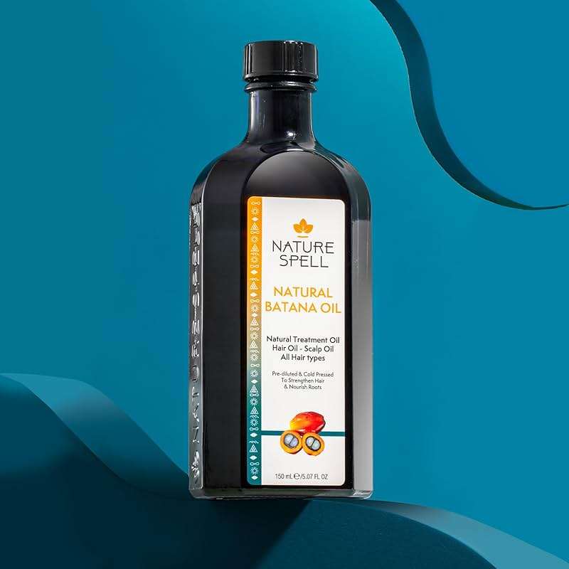 Nature Spell Batana Oil for Hair Growth, Pre-Diluted Scalp Oil, Strengthens and Repairs Damaged Strands, Nourishes and Hydrates Split Ends, Adds Shine, For All Hair Types, Vegan, 5.07 Fl Oz - Image 5