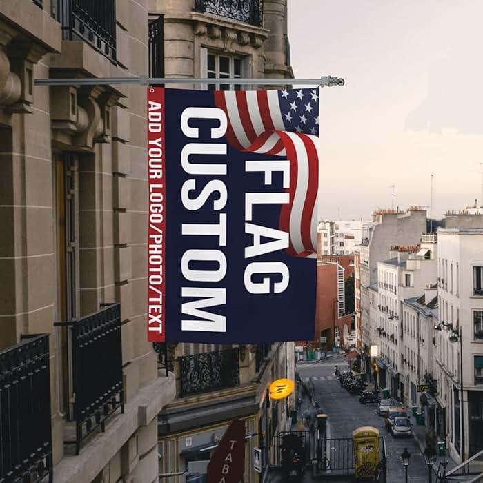Custom Flag 4x6 Ft Double Sided,Personalized Picture Advertising Buseness Flags For Outside,Make Your Own Flag And Banners Add Text/Logo/Photo For Indoor Outdoor,Decoration Customized Flag For Decorate Clubs Concerts Bars University Dormitories Living Rooms Bedrooms Garden Yard - Image 5