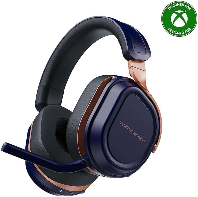 Turtle Beach Stealth 700 Gen 3 Wireless Multiplatform Amplified Gaming Headset for Xbox Series X|S, Xbox One, PC, PS5, Mobile – 60mm Drivers, AI Noise-Cancelling Mic, Bluetooth, 80-Hr Battery – Cobalt - Image 1