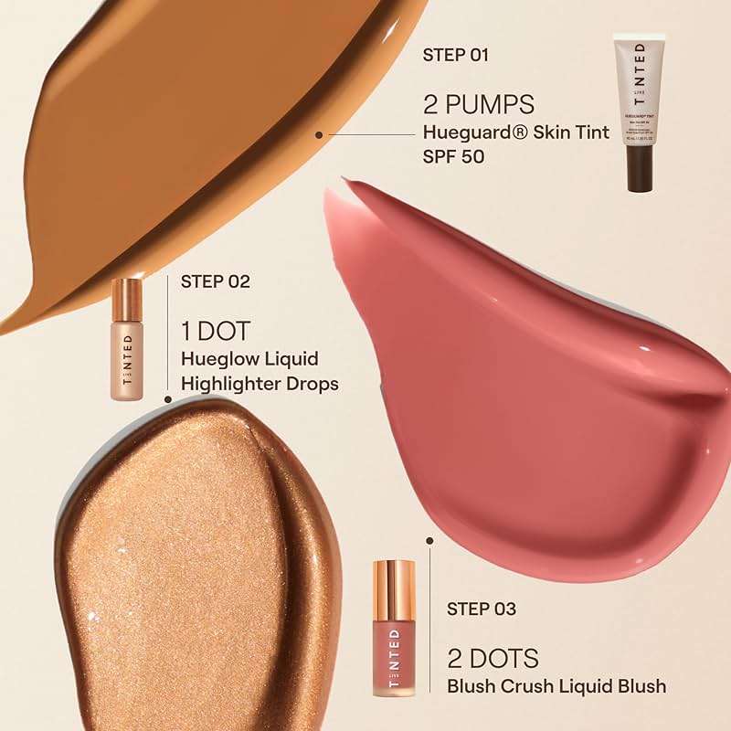 Live Tinted Blush Crush - Creamy Liquid Blush for All Skin Tones, Skincare-Powered With Peony Extract, Aai Fruit Oil, and Vitamin C Infused, 1 oz - Emotionally Unavailable- Dusty Rose - Image 8