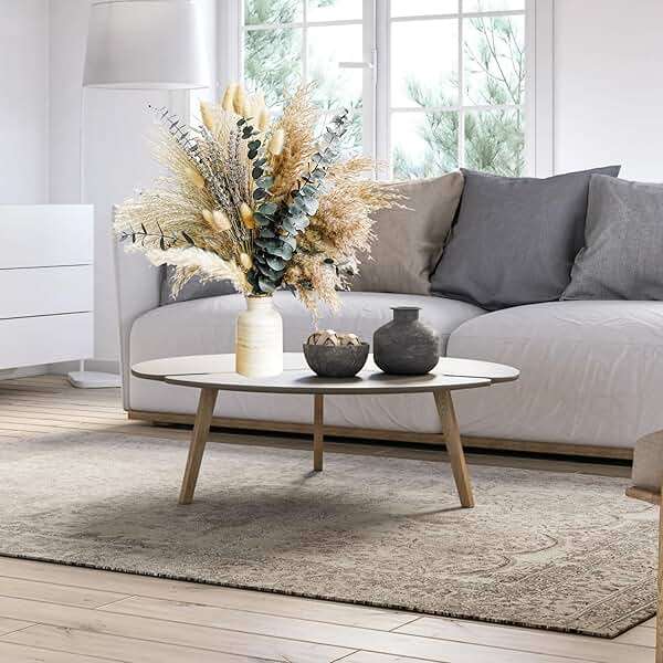 Green Pampas Grass Boho Bouquet – Exquisite Lavender and Eucalyptus Dried Flower Arrangements for Western Boho Decor – Rustic Flowers for Your Bohemian Home, Bedroom, and Wedding Table Décor - Image 6
