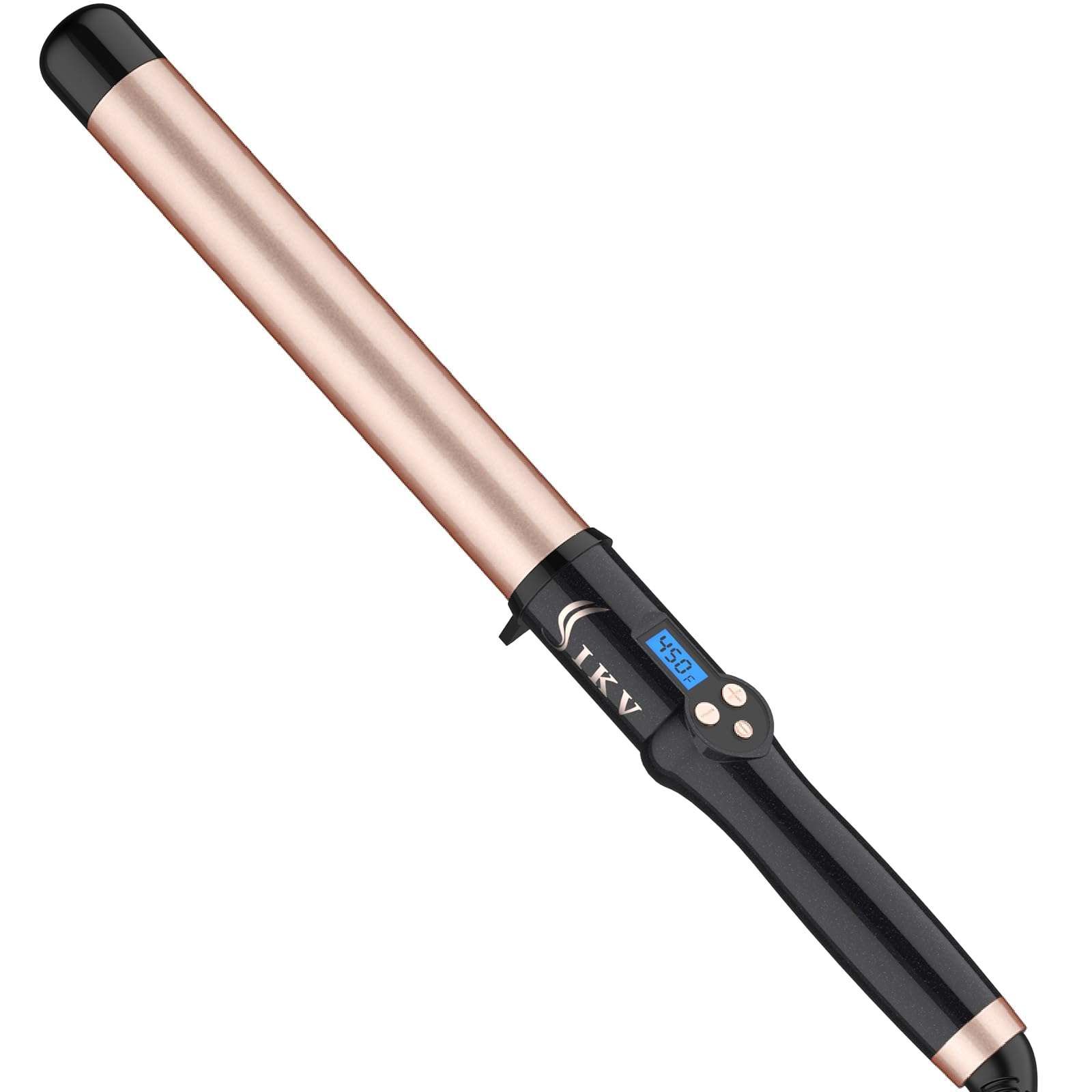 1 1/4 Inch Curling Wand Ceramic Long Barrel,1.25 Inch Curling Wand Iron for Long Hair,Dual Voltage Hair Curling Wand - Image 1