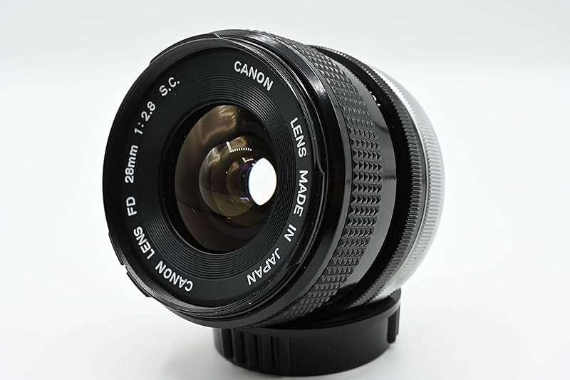 Canon 28mm f/2.8 1:2.8 SC (Super Spectra Coating) FD Breech Mount Wide Angle Lens (Renewed) - Image 1
