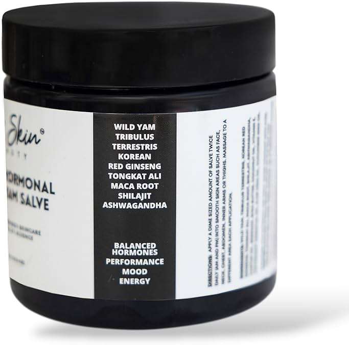 Dr. Skin Men's Organic Wild Yam Cream for Hormone Balance - Natural T-Booster with Korean Ginseng & Tongkat Ali - Added Ashwagandha to Boost Energy, Stamina, Endurance & Strength - 4oz, Made in USA - Image 2