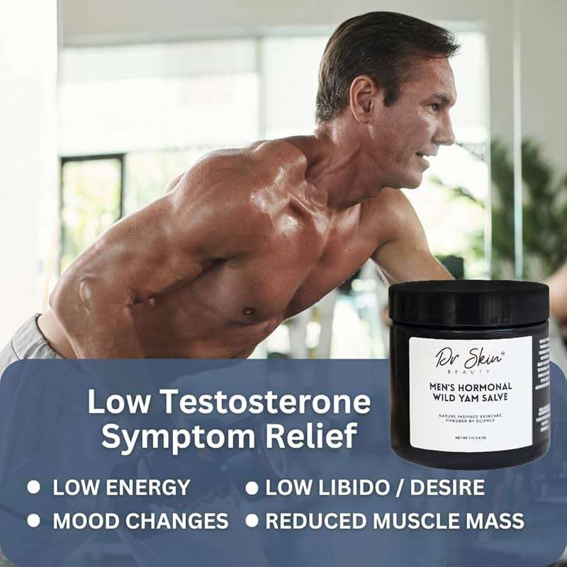 Dr. Skin Men's Organic Wild Yam Cream for Hormone Balance - Natural T-Booster with Korean Ginseng & Tongkat Ali - Added Ashwagandha to Boost Energy, Stamina, Endurance & Strength - 4oz, Made in USA - Image 7