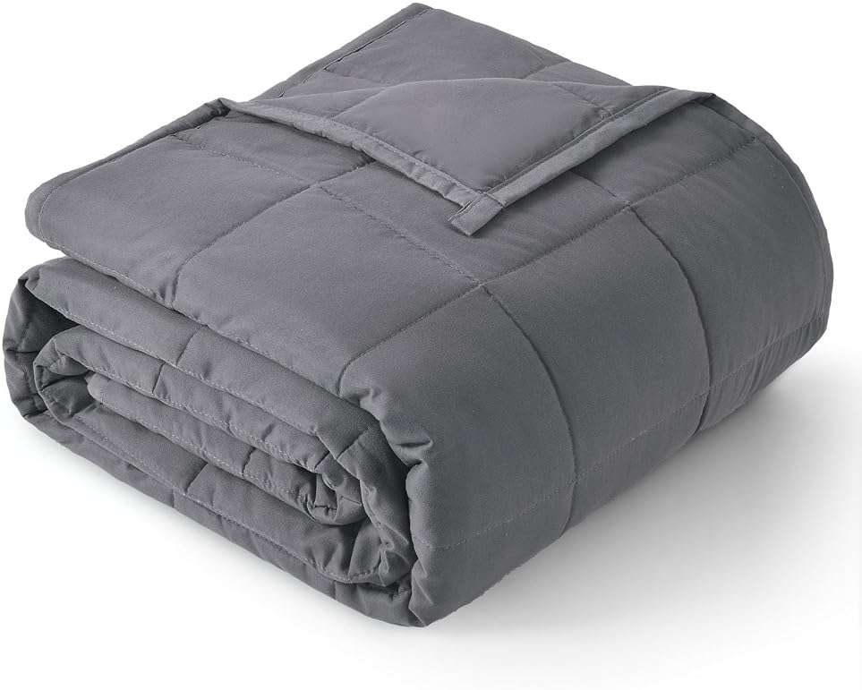 Topblan Weighted Blanket for Adults 20lbs, Soft Cooling Breathable Weighted Throw for Sleeping, Machine Washable Heavy Blanket with Glass Beads for Summer, Sofa Bed, 60"x80" Queen Size - Image 1