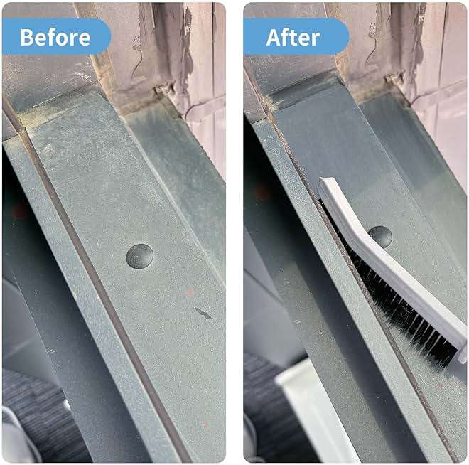 Crevice Cleaning Brush, Hard-Bristled Gap Scrub Brush, Toilet Gap Cleaning Brush Tool, for Scrub Small Spaces, Kitchen, Bathroom, Corner, Grout, Sink, Window Tracks, Hinges, 3pcs - Image 8
