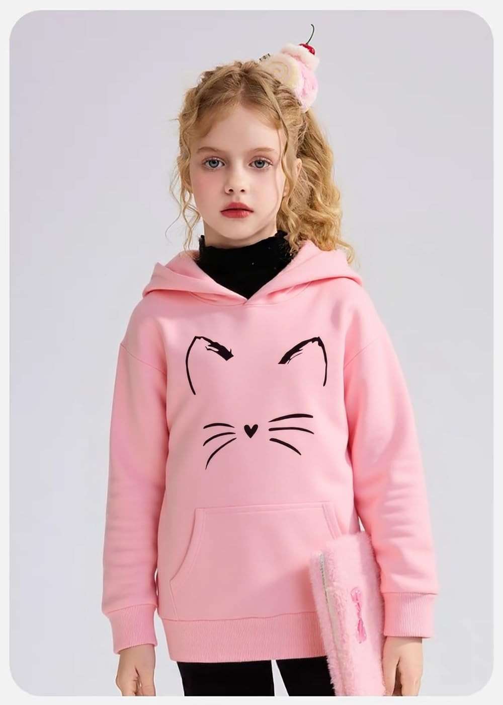 Popshion Toddler Girls Hoodies Kids Pullover Sweatshirt Butterfly Sweater Casual Hoodies Sweatshirts Long Sleeve Shirts Tops - Image 3