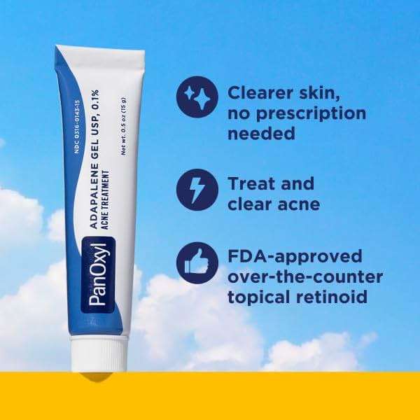 PanOxyl Face and Body Bundle - Acne Foaming Wash Benzoyl Peroxide 10%, Acne Treatment Bar with 10% Benzoyl Peroxide & Adapalene 0.1% Leave-On Gel - Image 7