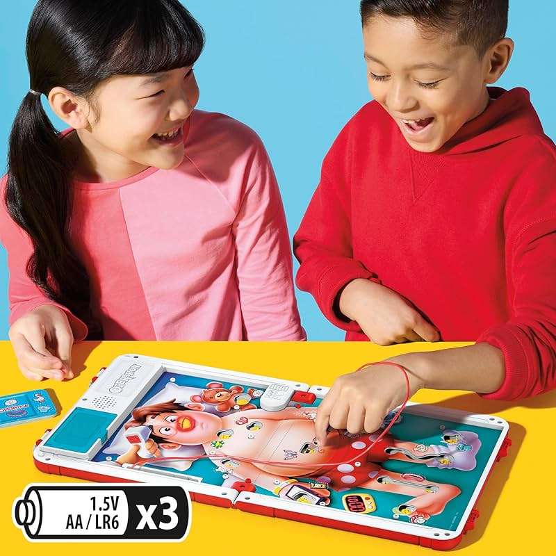 Operation Electronic Board Game with All-in-One Carrying Case | 2 Ways to Play | Ages 6+ | 1+ Players | 10 Mins. | Fun Kids Games - Image 2
