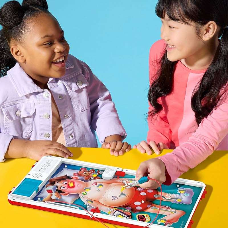 Operation Electronic Board Game with All-in-One Carrying Case | 2 Ways to Play | Ages 6+ | 1+ Players | 10 Mins. | Fun Kids Games - Image 10