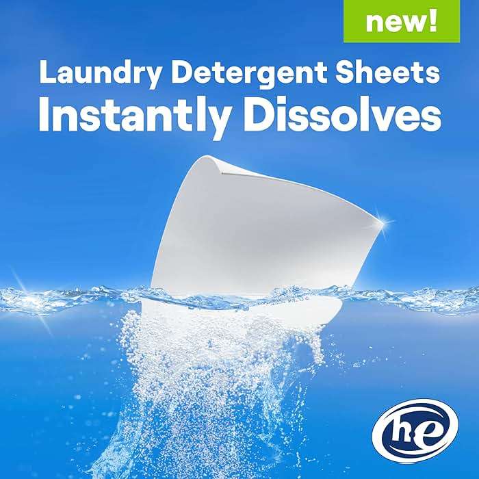 Seventh Generation Laundry Detergent Sheets 32ct Free & Clear Removes Tough Stains Safer for your family - Image 4