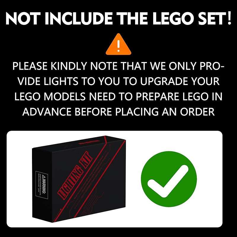 BRICKSHINING LED Lighting Compatible with Lego Tuxedo Cat 21349, Light Kit Compatible with Lego 21349, Giving Light to Model, NOT Included The Model Set(Classic Edition) - Image 2