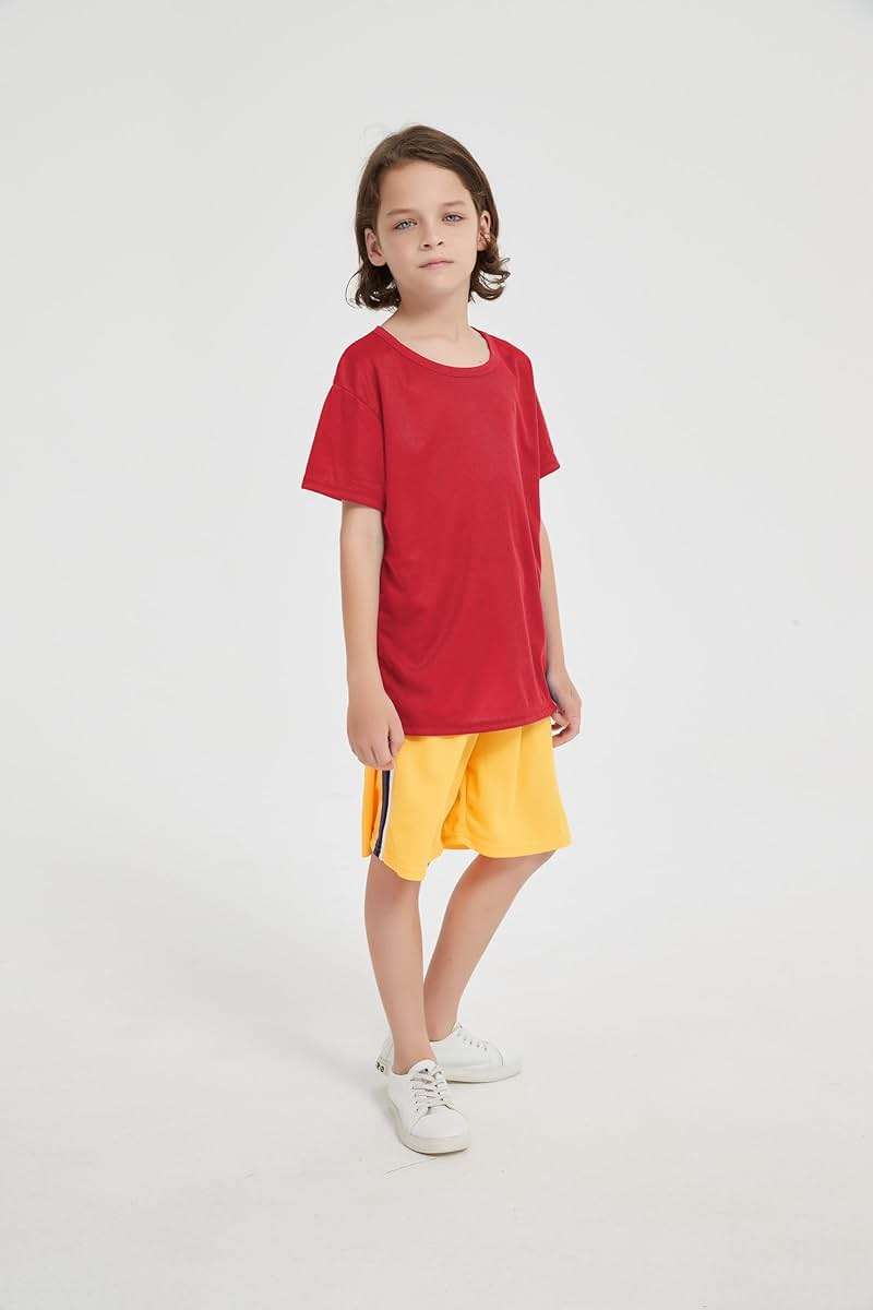 Shouldin 3-Pack Boys Mesh Athletic Shirts Youth Activewear Moisture Wicking Short Sleeve T-Shirts Age 4-15 Years - Image 4