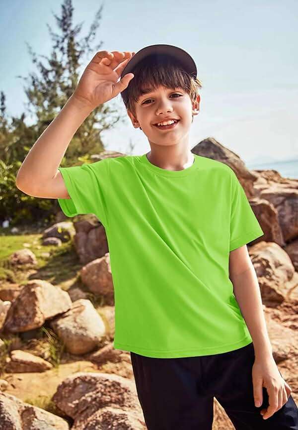Shouldin 3-Pack Boys Mesh Athletic Shirts Youth Activewear Moisture Wicking Short Sleeve T-Shirts Age 4-15 Years - Image 6