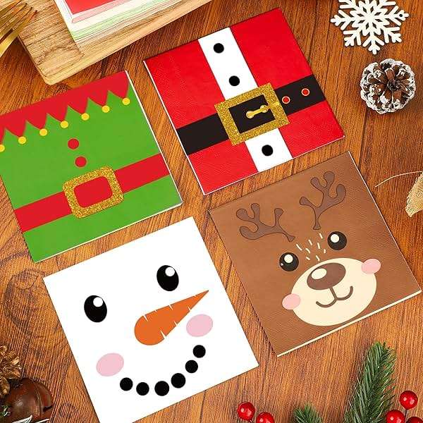 Christmas Cocktail Napkins Disposable Christmas Paper Napkins 3 Ply Xmas Party Dinner Napkin Decorative Beverage Napkin for Xmas Winter Holiday Kitchen Bathroom Party Supplies, 60 Pcs - Image 4
