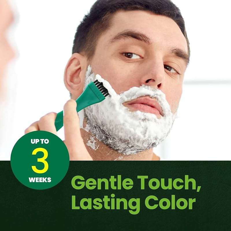 Herb For Men Mustache & Beard Dye (Deep Brown, 1 Pack), PPD-Free Ammonia-Free, Vegan with Natural Ingredients, Gentle for Sensitive Skin, No Skin Irritation - Image 4