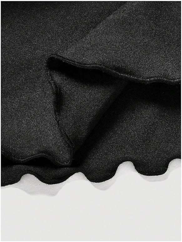 RoseSeek Women's Drawstring Bow Side Mini Skirts Tiered Layer Ruffle Elastic Waist Y2K Coquette Short Skirts - Image 4