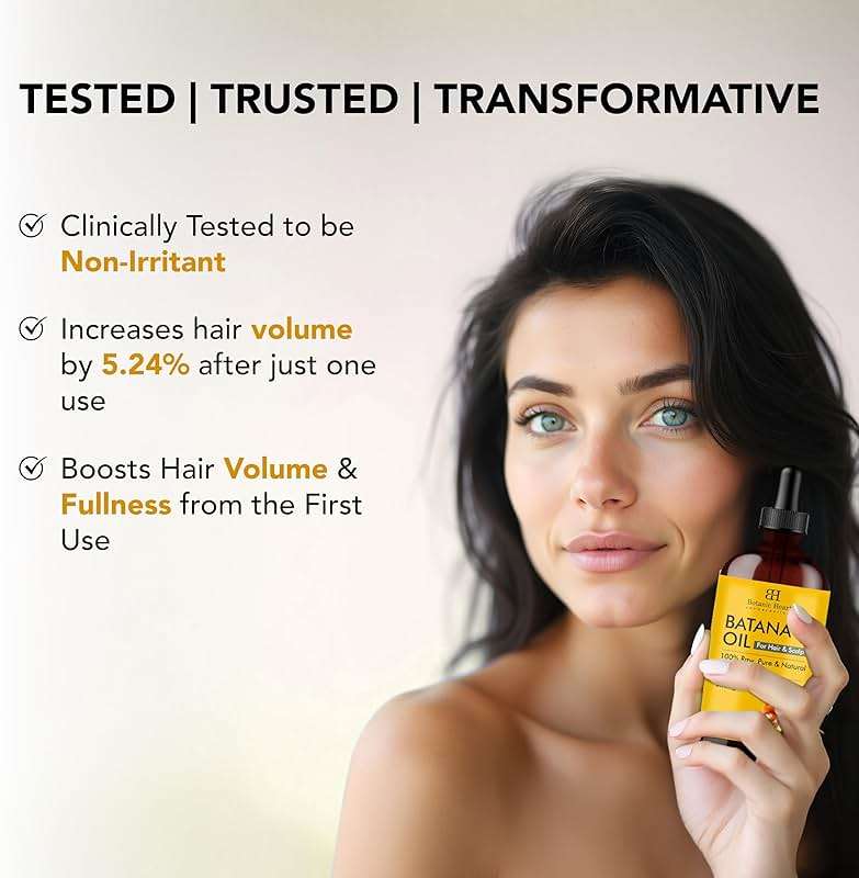 Botanic Hearth Batana Oil for Hair Growth & Hair Treatment Oils 4 Fl Oz | Dr Sebi Inspired, 100% Raw & Pure Batana Oil | Scalp & Hair Treatment for Thickness & Strength | All Hair Types - Image 3