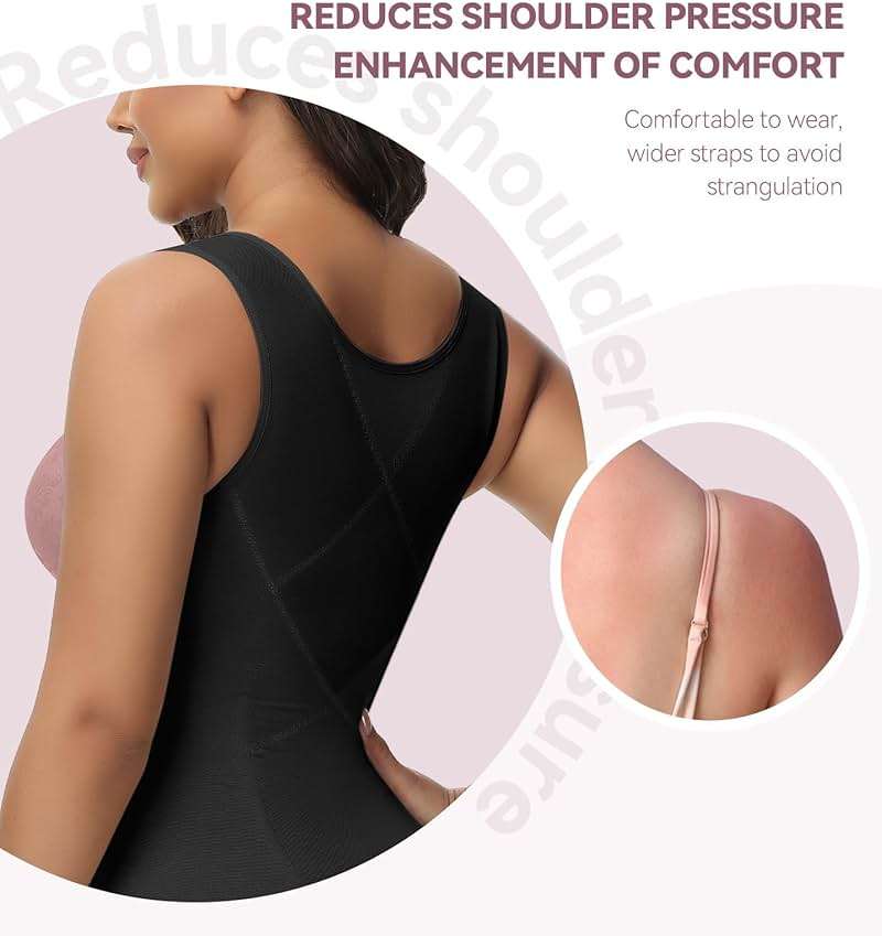 SHAPSHE Waist Trainer for Women Workout Corset Waist Cincher Shapewear Tummy Control Vest Body Shaper Invisible Girdle - Image 7