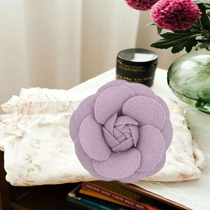 Camellia Hair Clip and Brooch Pin for Women Dainty Flower Broochs Lapel Pins Designer Inspired Camellia Peony Rose Brooches Flower DIY Clothing Shoes Hats Accessories Wedding Party Dance Banquet Dress Suit Ceremony Jewelry Accessories - Image 3