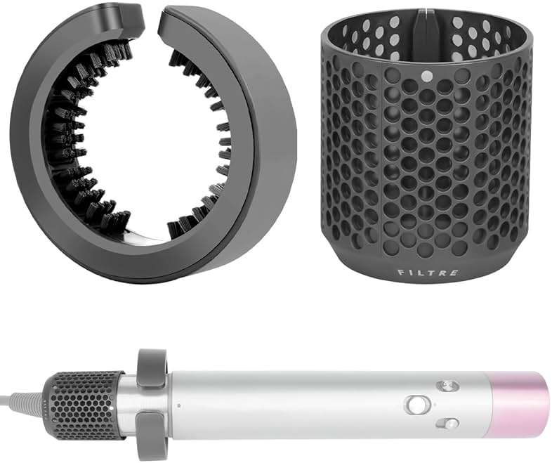 YTCHYYSK Outer Filter Cage Cover Replacement and Cleaning Brush for Dyson Airwrap HS01 HS05 Strainer Magnetic Filter Cover Part no. 969758-06 NO.969760-01 - Image 1