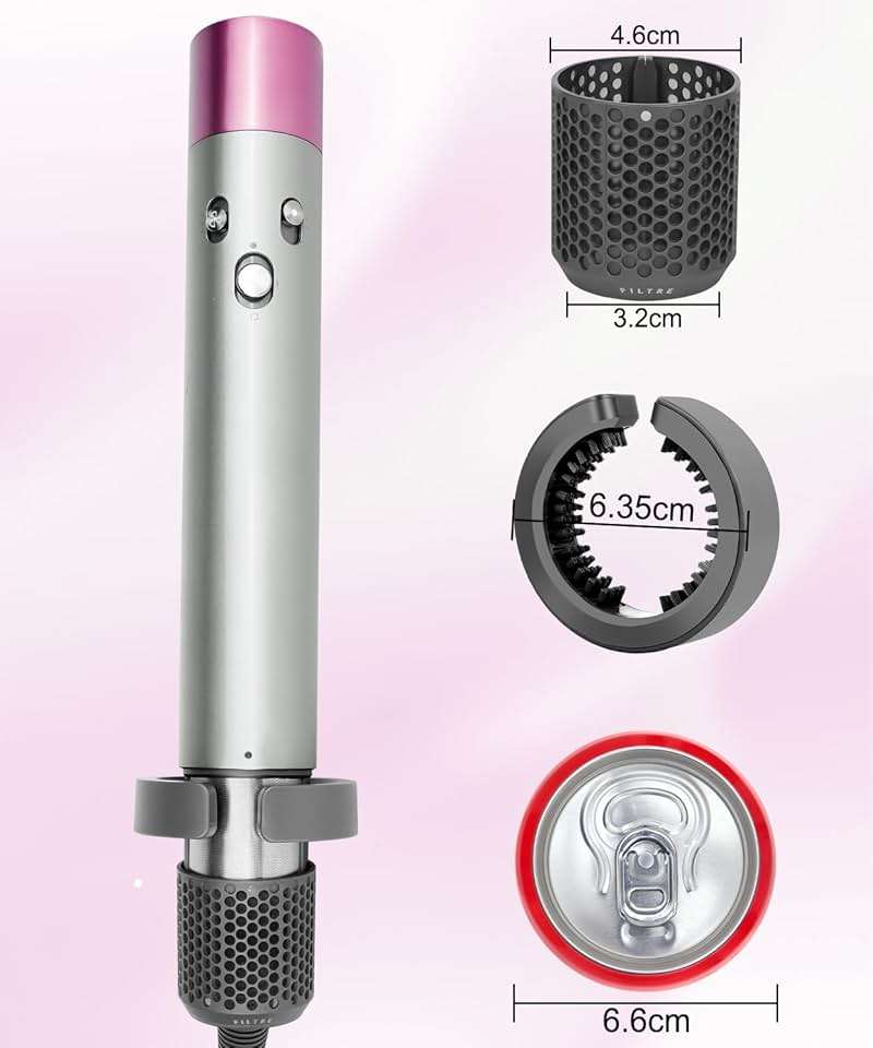 YTCHYYSK Outer Filter Cage Cover Replacement and Cleaning Brush for Dyson Airwrap HS01 HS05 Strainer Magnetic Filter Cover Part no. 969758-06 NO.969760-01 - Image 6